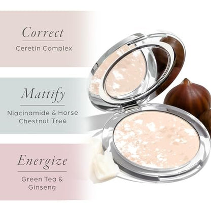 PÜR MINERALS Pressed Setting Powder Balancing Act - Translucent, Natural-Matte Finish for All Skin Tones, Cruelty-Free Avelisse