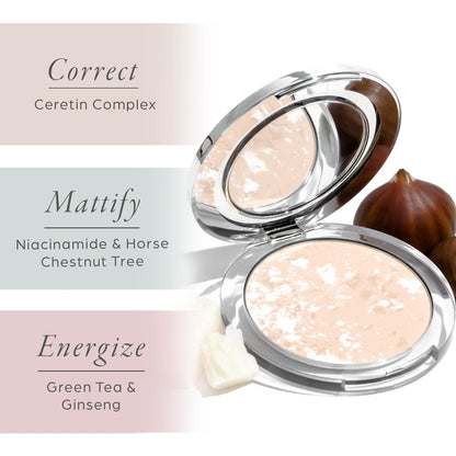 PÜR MINERALS Pressed Setting Powder Balancing Act - Translucent, Natural-Matte Finish for All Skin Tones, Cruelty-Free Avelisse