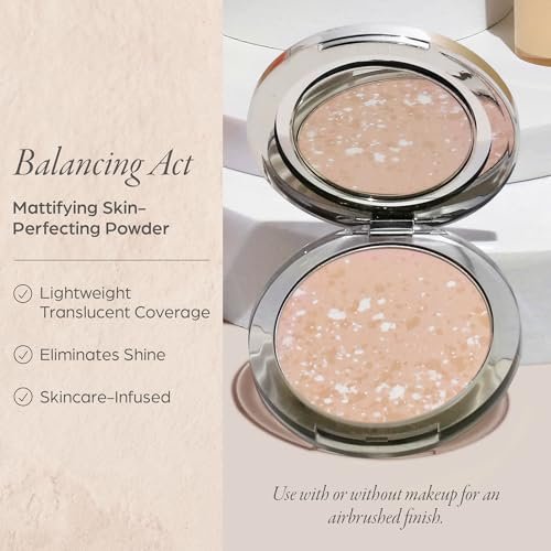 PÜR MINERALS Pressed Setting Powder Balancing Act - Translucent, Natural-Matte Finish for All Skin Tones, Cruelty-Free Avelisse