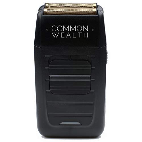 Common Wealth Professional Gold Foil Shaver - Cordless Hypoallergenic Bump Free Trimmer for Beard, Neckline & Tapered Fades - görsel 1
