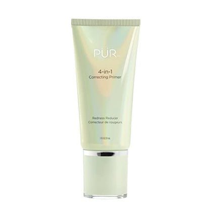 PÜR MINERALS 4-in-1 Correcting Primer - Redness Reducer - Color-Correcting Hydrating Face Primer - Vegan & Cruelty-Free Makeup Primer, 1 Fl Oz Avelisse