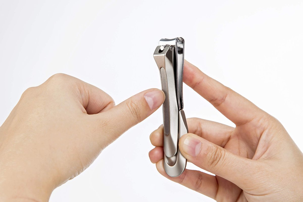 Green Bell Takumi No Waza Stainless Steel Nail Clipper (G-1205) with Built-in Nail File – Made in Japan - görsel 9