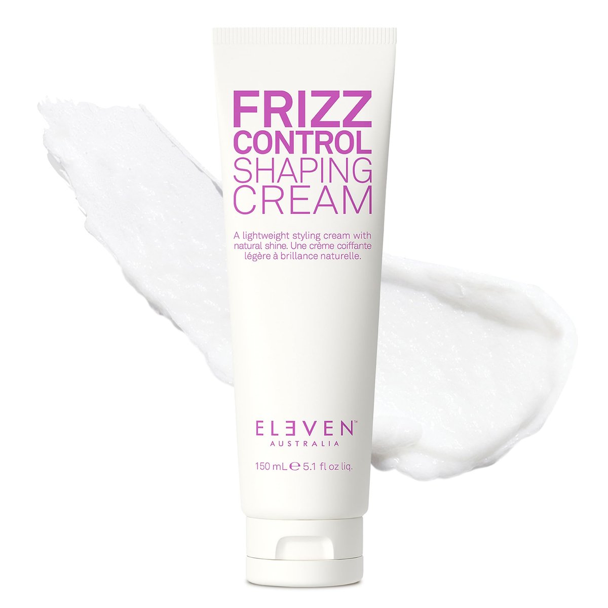 ELEVEN AUSTRALIA Frizz Control Shaping Cream – Defines Curls & Waves, Anti-Frizz Hair Styling Cream for Women & Men, Adds Shine, Smooths Flyaways, 5.1 fl oz Avelisse