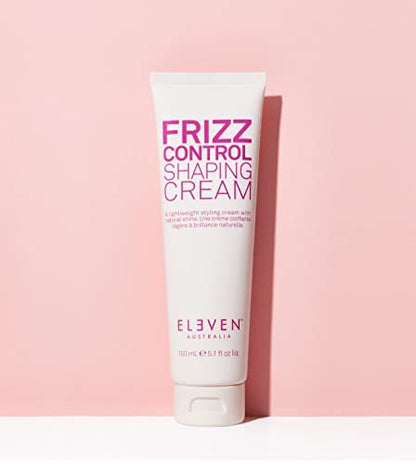 ELEVEN AUSTRALIA Frizz Control Shaping Cream – Defines Curls & Waves, Anti-Frizz Hair Styling Cream for Women & Men, Adds Shine, Smooths Flyaways, 5.1 fl oz Avelisse