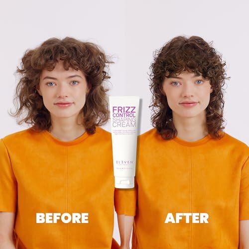 ELEVEN AUSTRALIA Frizz Control Shaping Cream – Defines Curls & Waves, Anti-Frizz Hair Styling Cream for Women & Men, Adds Shine, Smooths Flyaways, 5.1 fl oz Avelisse