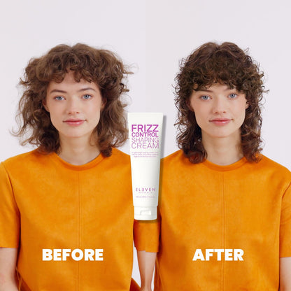 ELEVEN AUSTRALIA Frizz Control Shaping Cream – Defines Curls & Waves, Anti-Frizz Hair Styling Cream for Women & Men, Adds Shine, Smooths Flyaways, 5.1 fl oz Avelisse