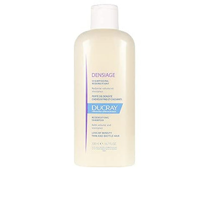 Ducray Densiage Redensifying Shampoo for Brittle Aging Hair, Enhances Strength & Density, 6.7 oz