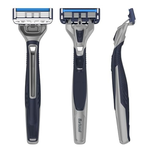 Barbasol Ultra 6 Plus Value Pack: Premium 6-Blade Disposable Razors with Close Shave Technology (3 Packs, 9 Total Razors) Avelisse