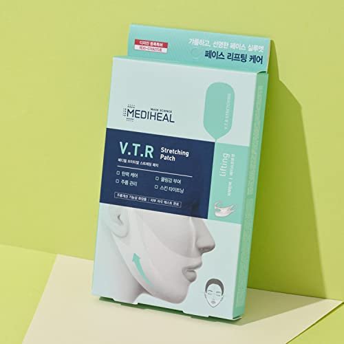 Mediheal V.T.R Stretching Patch 1 Pack (4 Patches) - High Adhesive Tension Face Lifting Mask for Double Chin, Anti-Aging, Firming and Elasticity - görsel 6