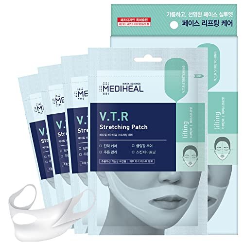 Mediheal V.T.R Stretching Patch 1 Pack (4 Patches) - High Adhesive Tension Face Lifting Mask for Double Chin, Anti-Aging, Firming and Elasticity - görsel 2