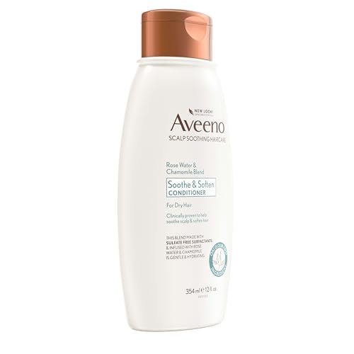 Aveeno Scalp Soothing Rose Water and Blend Conditioner with Chamomile, 12 Fl Oz - görsel 12