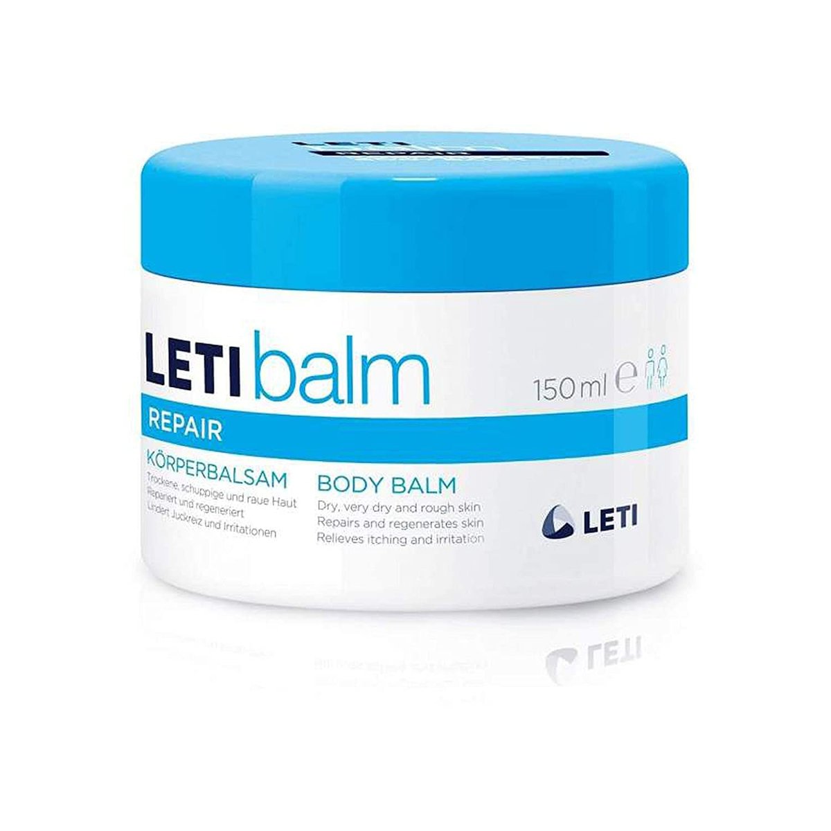 LETIbalm Body Balm - Intensive Moisturizing Cream for Dry & Eczema-Prone Skin, 150 ml - görsel 1