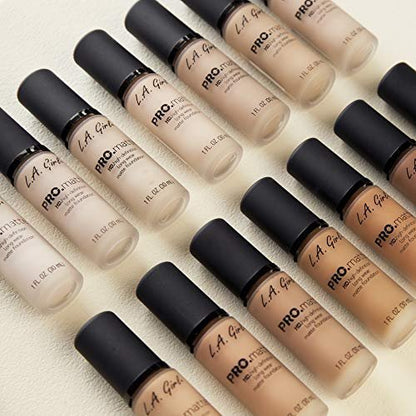 L.A. Girl PRO.Matte Foundation - Nude GLM716 (1.13 oz)