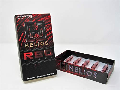 Helios Red Label 11 Curved Magnum Bug Pin Open Cartridge Needle - Professional Tattoo Needle - görsel 8