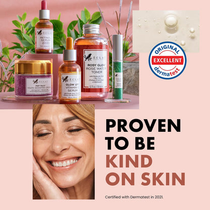 Eclat Skincare Rose Water Toner – Hydrating Facial Toner with Hyaluronic Acid & Aloe Vera, Alcohol-Free, Soothing & Calming