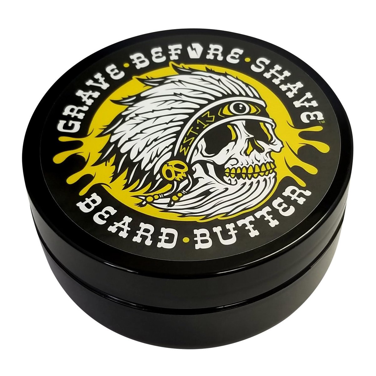 Grave Before Shave Teakwood Blend Beard Butter – 4 oz | Premium Beard Conditioner & Moisturizer Avelisse