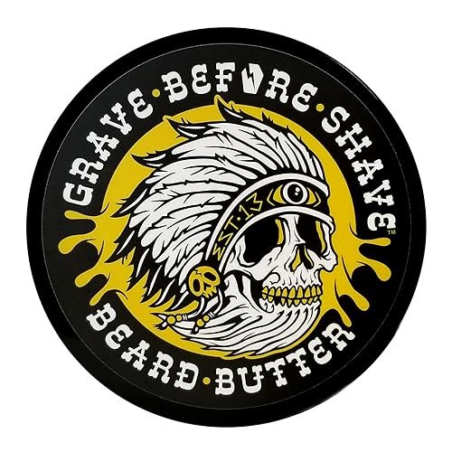 Grave Before Shave Teakwood Blend Beard Butter – 4 oz | Premium Beard Conditioner & Moisturizer Avelisse