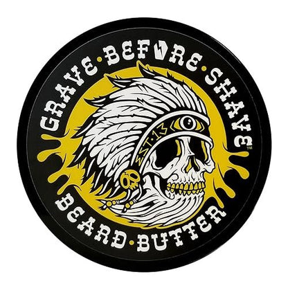 Grave Before Shave Teakwood Blend Beard Butter – 4 oz | Premium Beard Conditioner & Moisturizer Avelisse