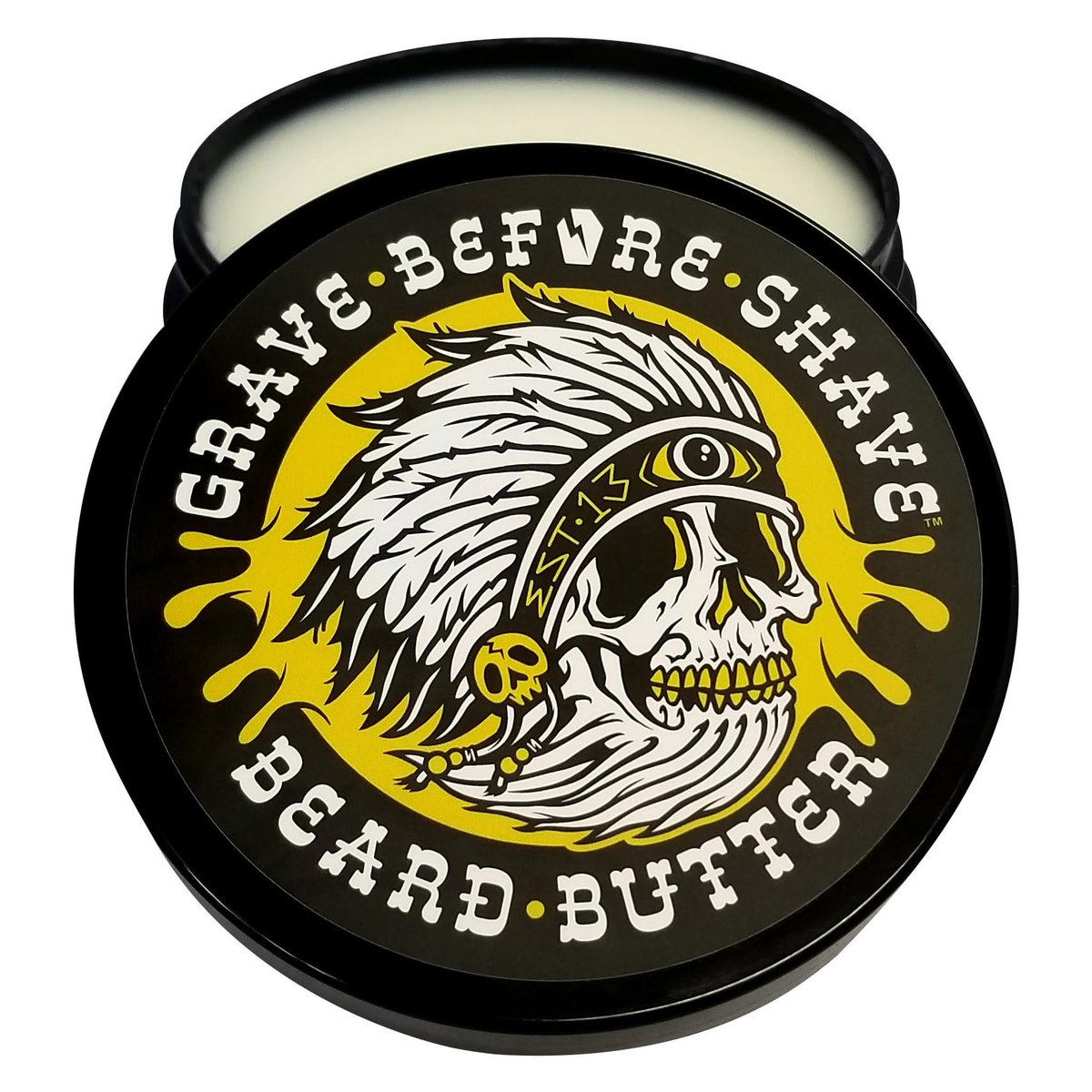 Grave Before Shave Teakwood Blend Beard Butter – 4 oz | Premium Beard Conditioner & Moisturizer Avelisse