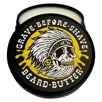 Grave Before Shave Teakwood Blend Beard Butter – 4 oz | Premium Beard Conditioner & Moisturizer Avelisse