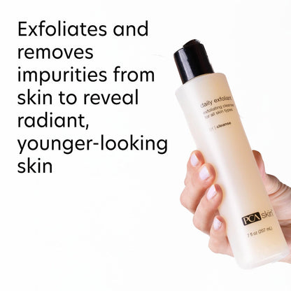 PCA SKIN Daily Face Exfoliant Cleanser - Moisturizing Facial Wash with Renewable Exfoliants, 7.0 oz Avelisse