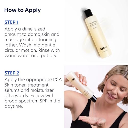 PCA SKIN Daily Face Exfoliant Cleanser - Moisturizing Facial Wash with Renewable Exfoliants, 7.0 oz Avelisse