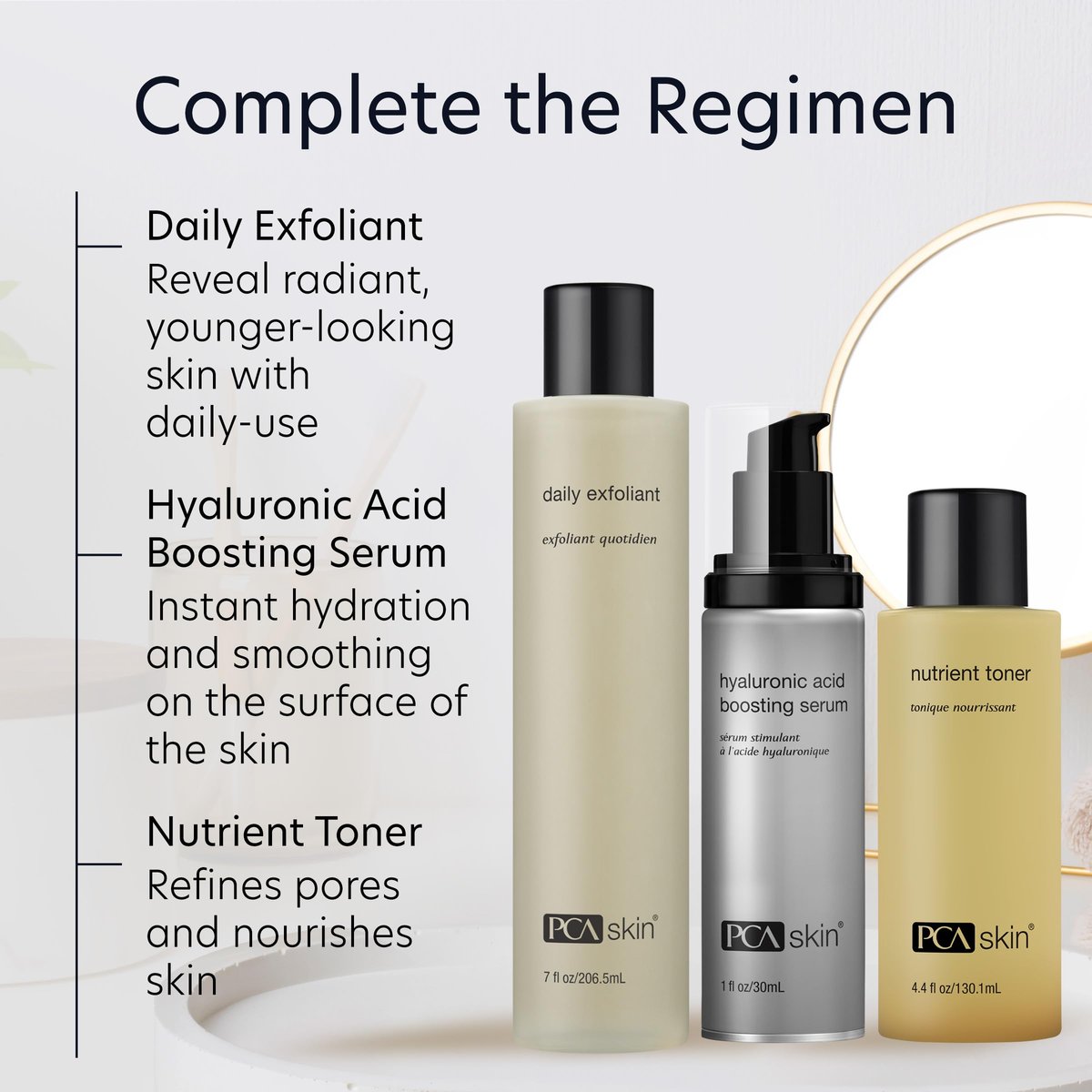 PCA SKIN Daily Face Exfoliant Cleanser - Moisturizing Facial Wash with Renewable Exfoliants, 7.0 oz Avelisse