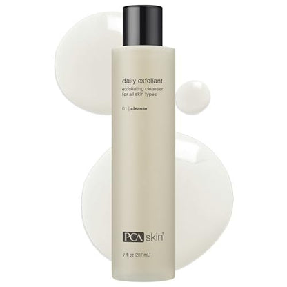 PCA SKIN Daily Face Exfoliant Cleanser - Moisturizing Facial Wash with Renewable Exfoliants, 7.0 oz Avelisse