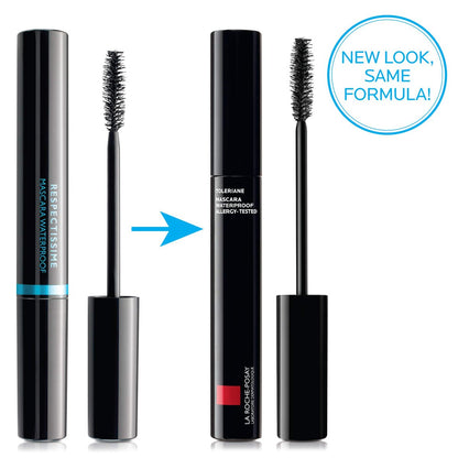 La Roche-Posay Toleriane Waterproof Mascara - Long-Lasting Volume & Length, Allergy-Tested, Safe for Sensitive Eyes, Black Avelisse