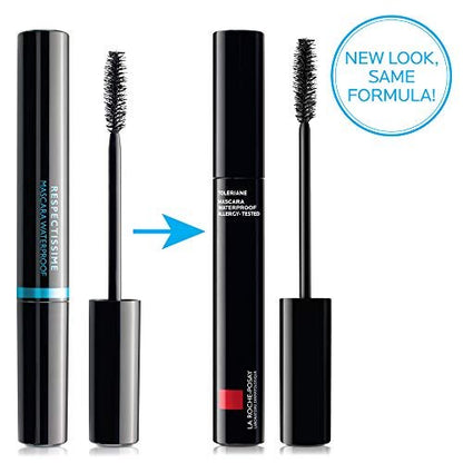 La Roche-Posay Toleriane Waterproof Mascara - Long-Lasting Volume & Length, Allergy-Tested, Safe for Sensitive Eyes, Black Avelisse