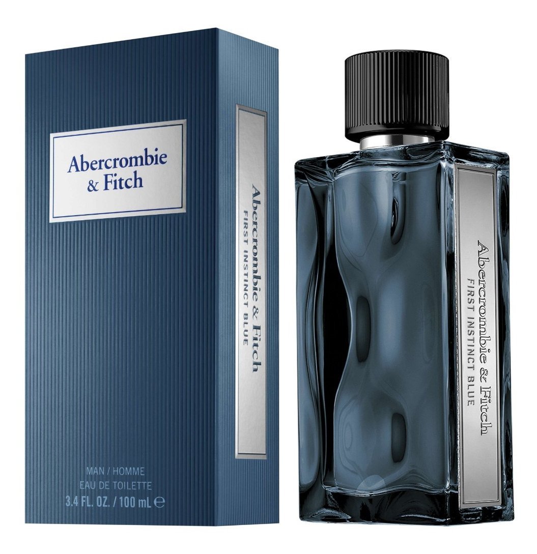 Abercrombie & Fitch First Instinct Blue for Men Eau de Toilette Spray, 3.4 oz Avelisse