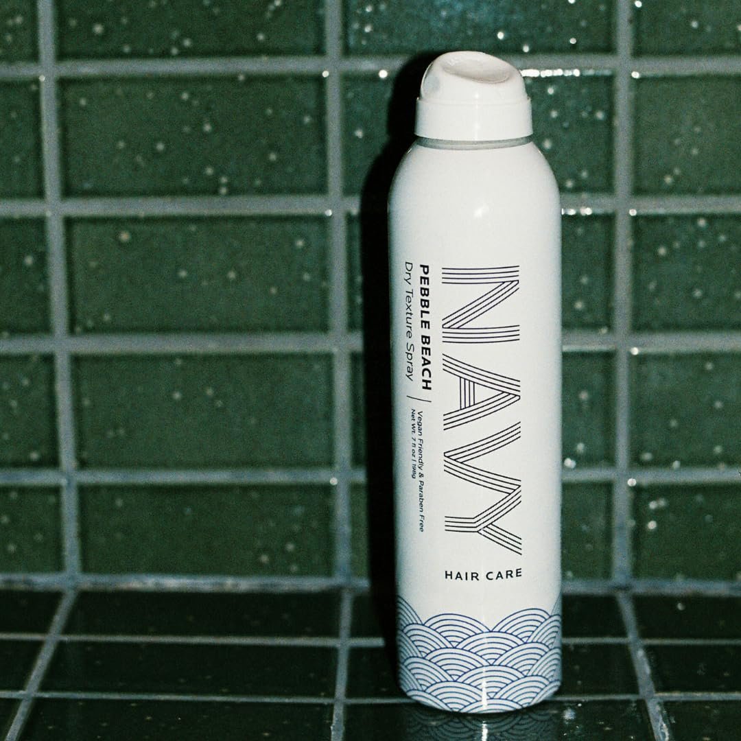 NAVY HAIR CARE Dry Texture Spray - Volumizing Hair Spray for Thin, Flat & Fine Hair - Flexible Hold for Soft, Touchable Beach Waves - Adds Shine - Cruelty-Free - 7 oz Avelisse