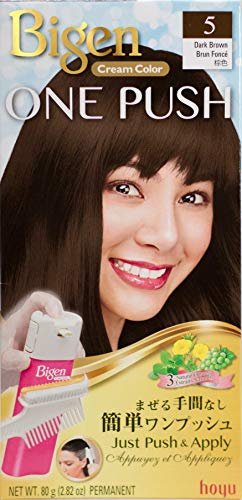 Bigen One Push Hair Color 5 Dark Brown - 2 Pack Avelisse