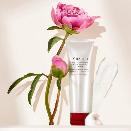 Shiseido Deep Cleansing Foam - 125 mL - Deeply Cleanses & Removes Impurities for Oily to Blemish-Prone Skin Avelisse