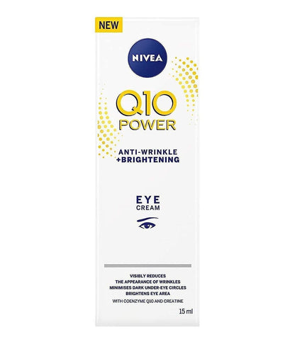 NIVEA Q10 Power Anti-Wrinkle + Brightening Eye Cream – 15 ml / 0.5 fl oz Avelisse