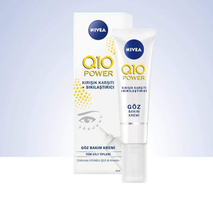 NIVEA Q10 Power Anti-Wrinkle + Brightening Eye Cream – 15 ml / 0.5 fl oz Avelisse