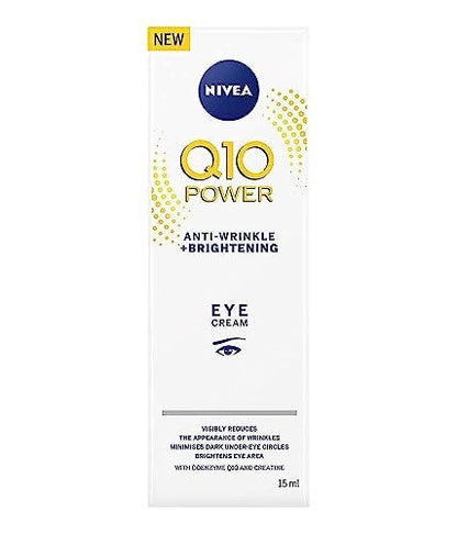 NIVEA Q10 Power Anti-Wrinkle + Brightening Eye Cream – 15 ml / 0.5 fl oz Avelisse