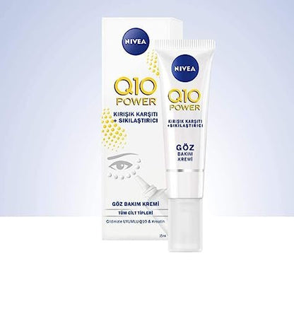 NIVEA Q10 Power Anti-Wrinkle + Brightening Eye Cream – 15 ml / 0.5 fl oz Avelisse