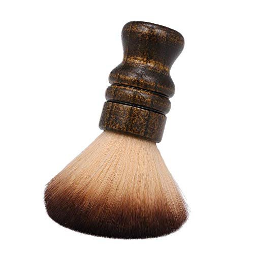 Large Neck Duster Brush for Barber & Salon – Soft Nylon Bristles, Wooden Handle, Face Cleaning Hairbrush - görsel 11
