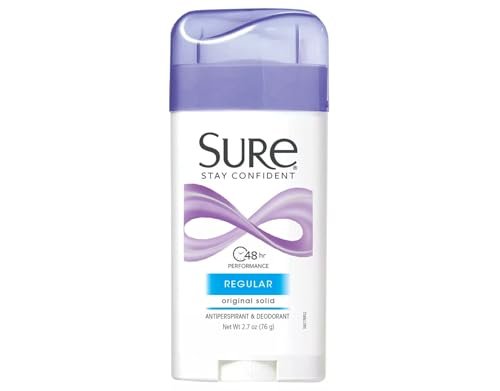 Sure Original Solid Antiperspirant & Deodorant, Regular Scent, 2.7 Oz Twin Pack (Pack of 2) - görsel 4