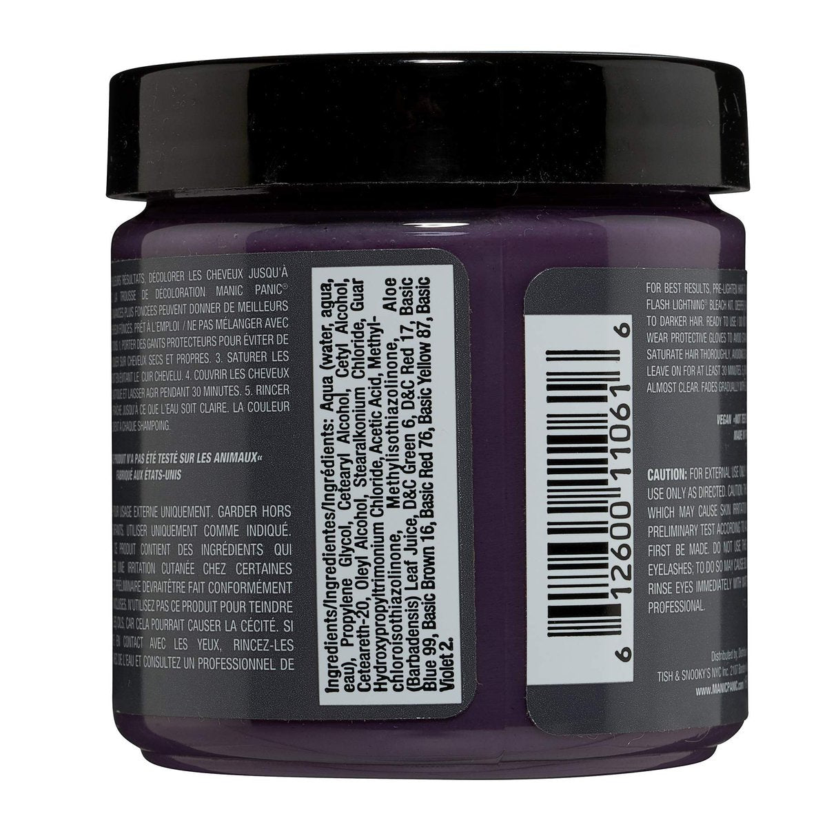 MANIC PANIC Classic Alien Grey Semi Permanent Hair Color - Cool, Medium Slate Grey Hair Dye for Women & Men - Vegan, Ammonia & Cruelty-Free - 4oz Avelisse
