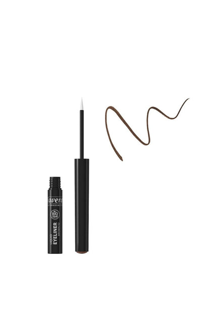 Lavera Brown Liquid Eyeliner – Natural, Long-Lasting, Vegan Eyeliner for Sensitive Eyes