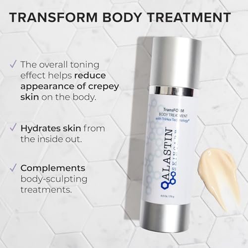 ALASTIN Skincare TransFORM Body Treatment Skin Firming Lotion – 6 oz Hydrating Cream to Repair Crepey Skin & Erase Signs of Aging Avelisse