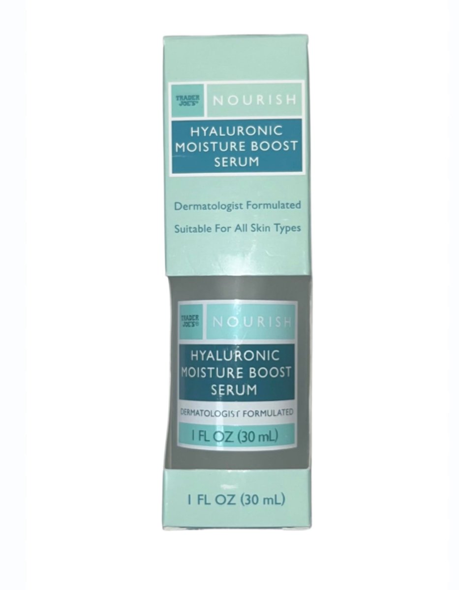 Trader Joe's Hyaluronic Moisture Boost Serum 1 fl oz (30mL) – Hydrating Face Serum Avelisse