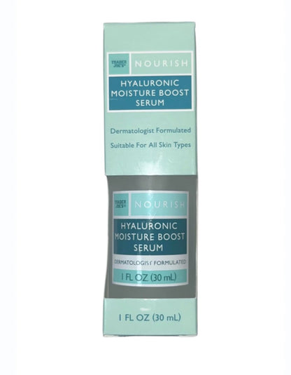 Trader Joe's Hyaluronic Moisture Boost Serum 1 fl oz (30mL) – Hydrating Face Serum Avelisse