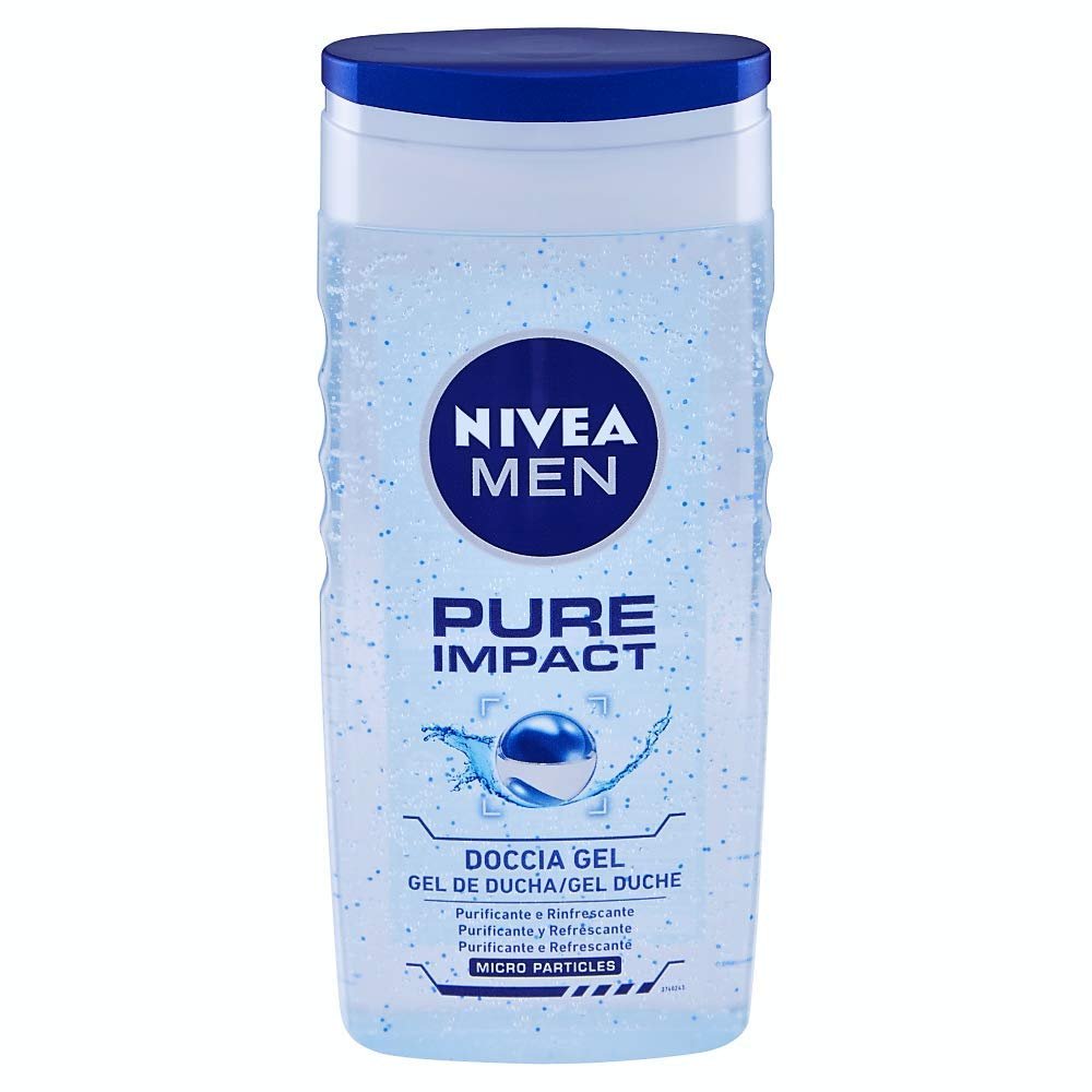 NIVEA Men Pure Impact Shampoo, 6-Pack (8.45 Fl Oz Each) – Daily Cleanse for Normal to Oily Hair - görsel 5