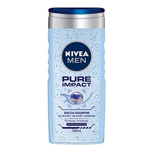 NIVEA Men Pure Impact Shampoo, 6-Pack (8.45 Fl Oz Each) – Daily Cleanse for Normal to Oily Hair - görsel 4