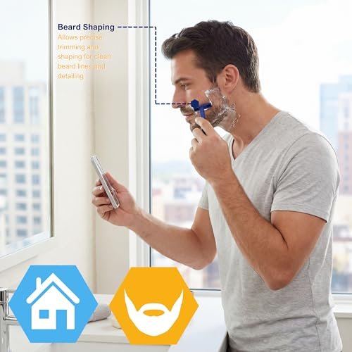 MED PRIDE Disposable Razors, 10-Pack | Twin Blades & Easy Grip for Smooth Shaving - Unisex - görsel 8
