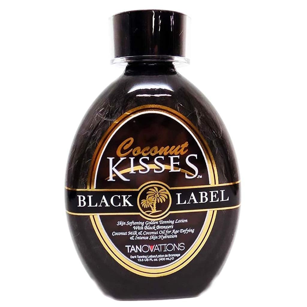 Ed Hardy Coconut Kisses Black Label Black DHA Skin Hydrating Bronze Tanning Lotion - 13.5 oz Avelisse