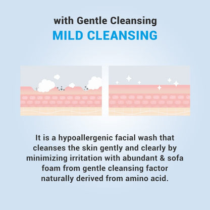 ATOPALM Facial Foam Wash – Gentle Foaming Cleanser for Sensitive Skin, Tear-Free, Sulfate-Free, Paraben-Free, pH Balanced, Hypoallergenic, EWG Green Grade, 5.07 Fl Oz (150ml) Avelisse